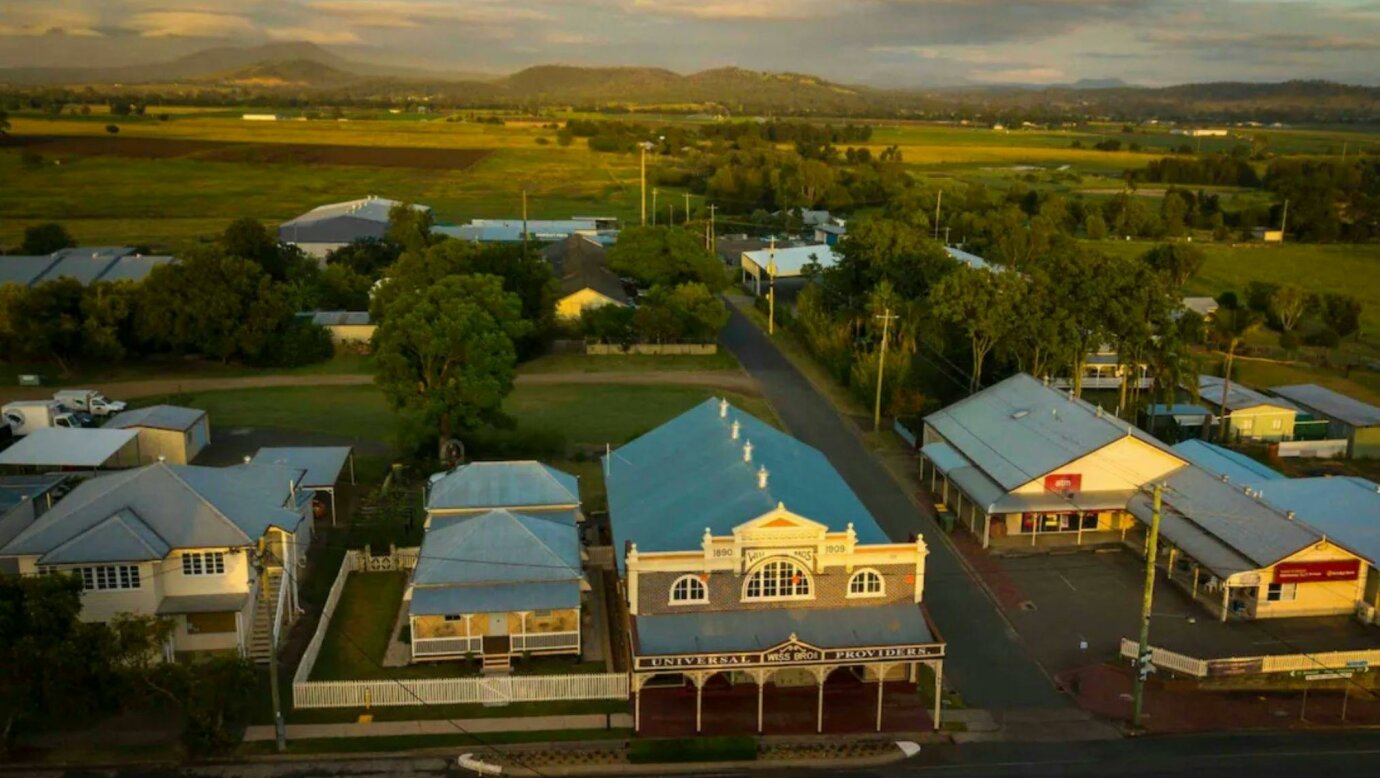 Wiss Cottage aerial view