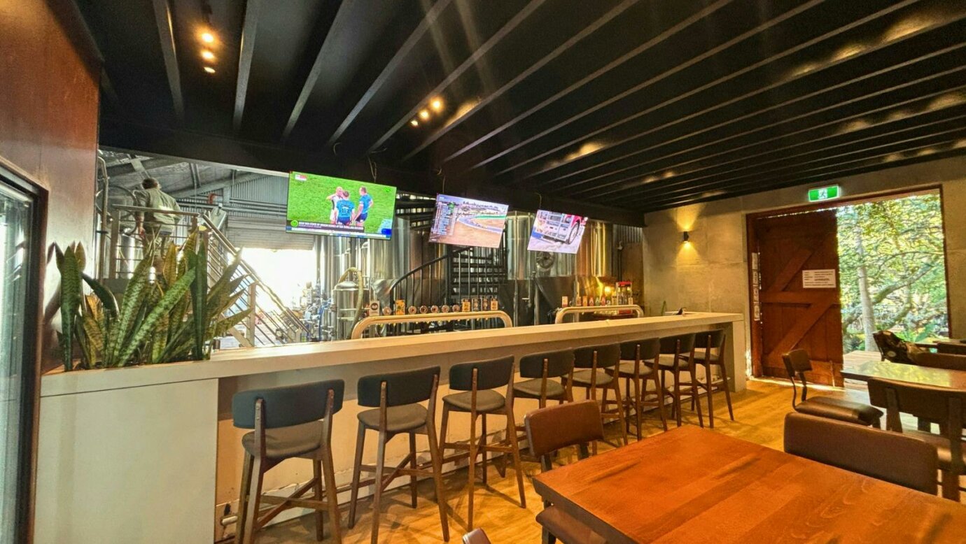 Inside 'The Kennel' Tap Room & Sports Bar