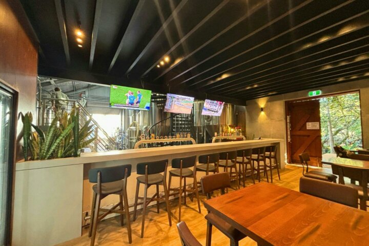 Inside 'The Kennel' Tap Room & Sports Bar