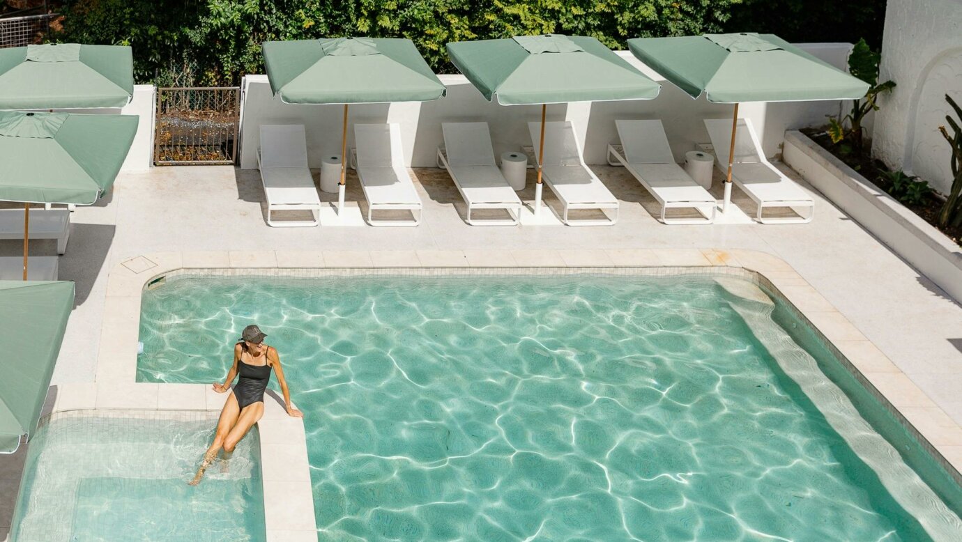 The Tamborine's heated mineral pool and spa