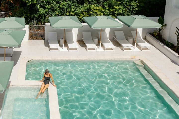 The Tamborine's heated mineral pool and spa