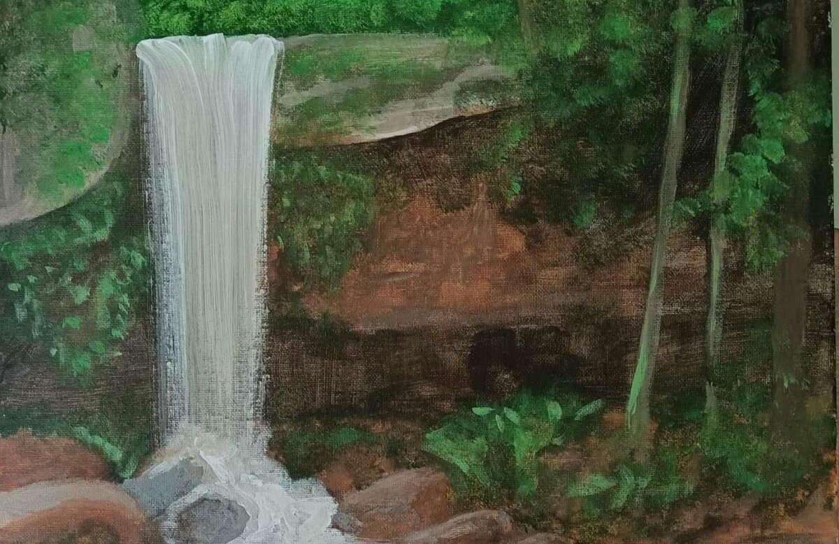 Curtis Falls Tamborine Mountain Painting Class