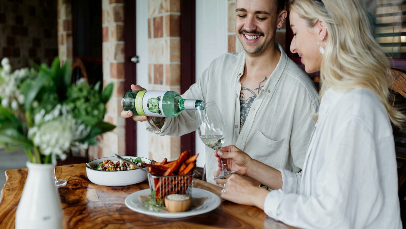 Romantic dining at Bearded Dragon Tamborine, where food & love come together in the Scenic Rim