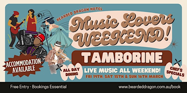 Music Lovers Weekend in Tamborine! 3 Day Event