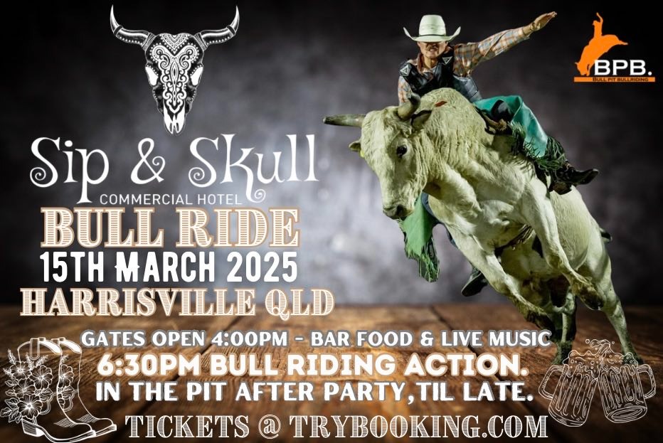 SIP & SKULL BULL RIDE